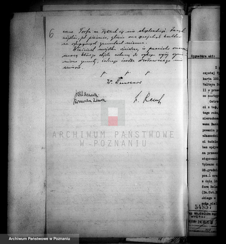 Obraz 10 z jednostki "Majątek Wysoka Mała powiatu wyrzyskiego przymusowy wykup Welter Buttner"