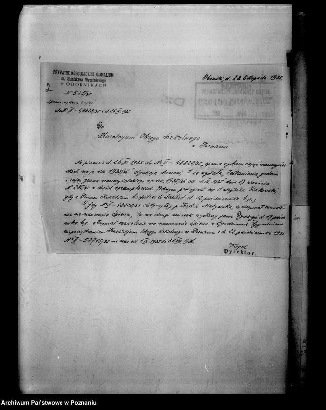 Obraz 5 z jednostki "Prywatne Gimnazjum Koedukacyjne- Oborniki"