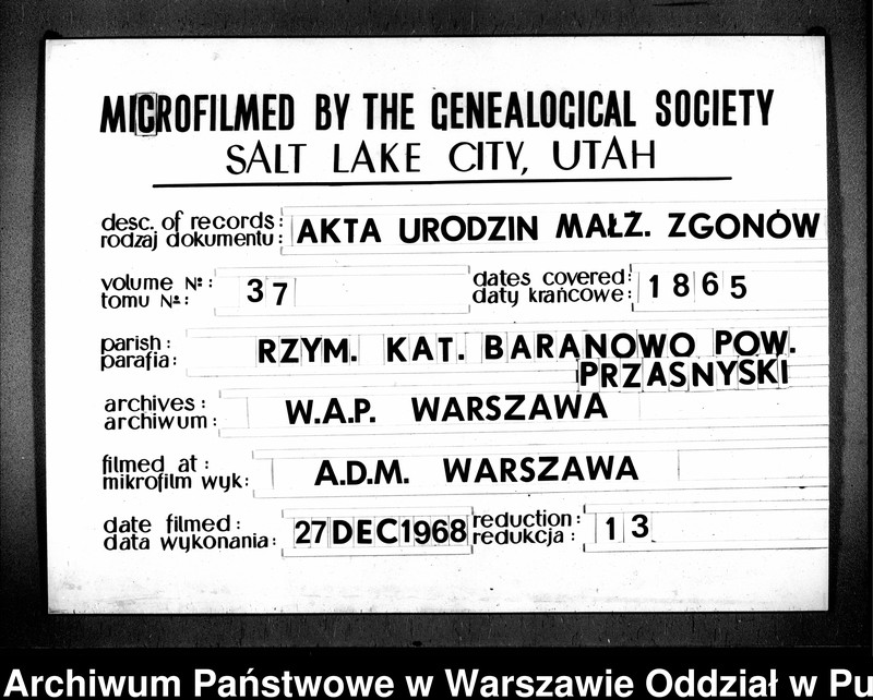 image.from.unit.number "Akta urodzeń, małżeństw i zgonów"