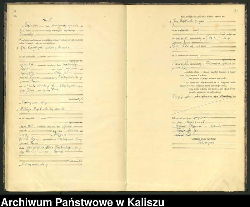 Obraz 13 z jednostki "[Księga małżeństw]"