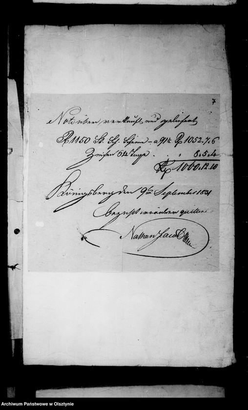 image.from.unit.number "/Schriftwechsel mit dem Kommissionsgeschäft- Haebler- Blanquart in Königsberg u. a. /"