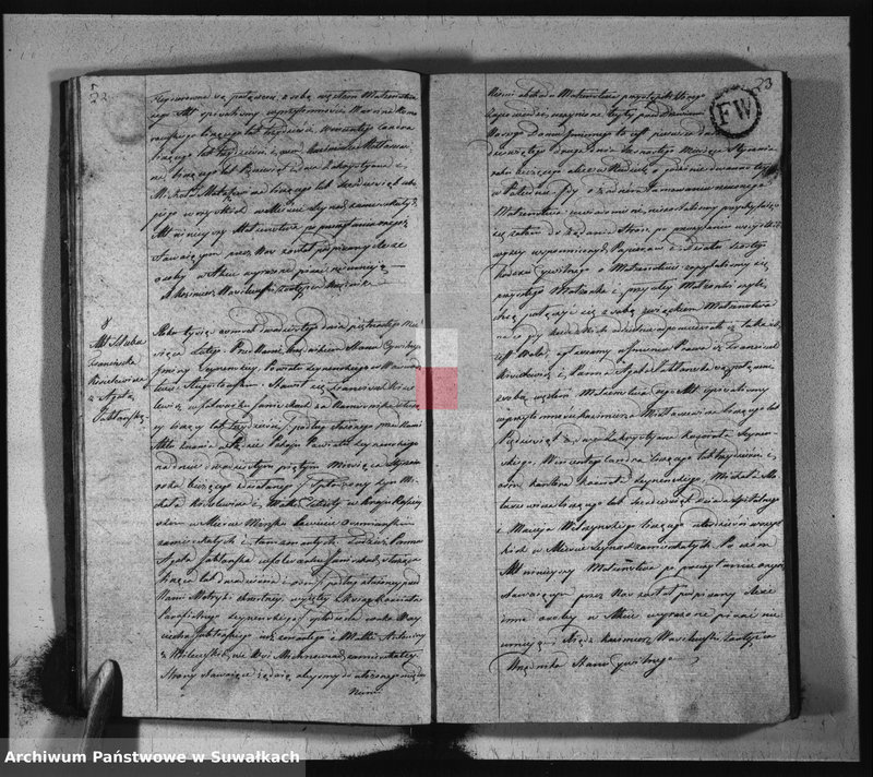 image.from.unit.number "Akta zaślubionych stanu cywilnego gminy seyneńskiey od 1-go stycznia 1820 roku."
