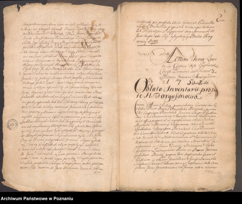 Obraz 4 z jednostki "Acta coram officio consulario Posnaniensi."
