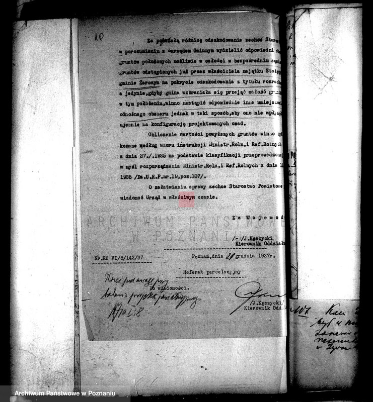 Obraz 14 z jednostki "Majątek Stołężyn powiatu wągrowieckiego parcelacja"