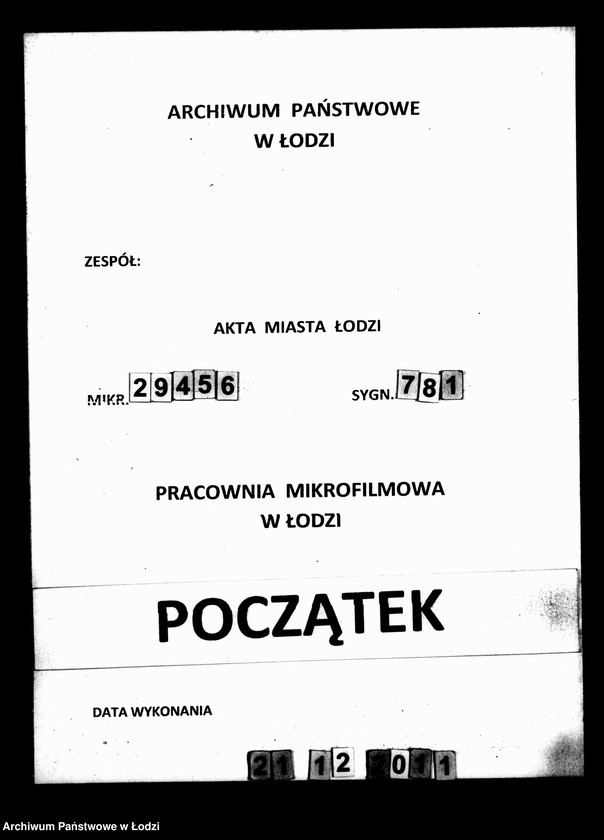Obraz 1 z jednostki "Akta w przedmiocie przesiedleń"