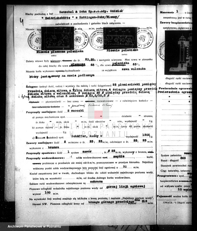 Obraz 8 z jednostki "Cukrownia Witaszyce pow. krotoszyński nr woj. kotła 6459"