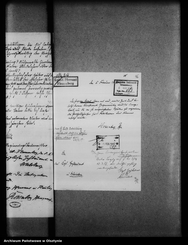 image.from.unit.number "Flammberg / Opalenietz /, evangelische Kirche"