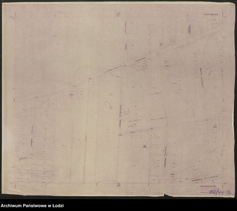 Obraz 2 z jednostki "Plan miasta Rudy Pabianickiej Sekcja 47"