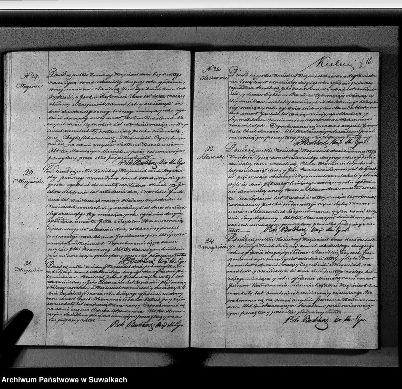 image.from.unit.number "Duplikat Aktow urodzonych, zaślubionych i Zeszłych Wyznania Mojżeszowego Okręgu Wiejsieie na Rok 1842 sporządzony"