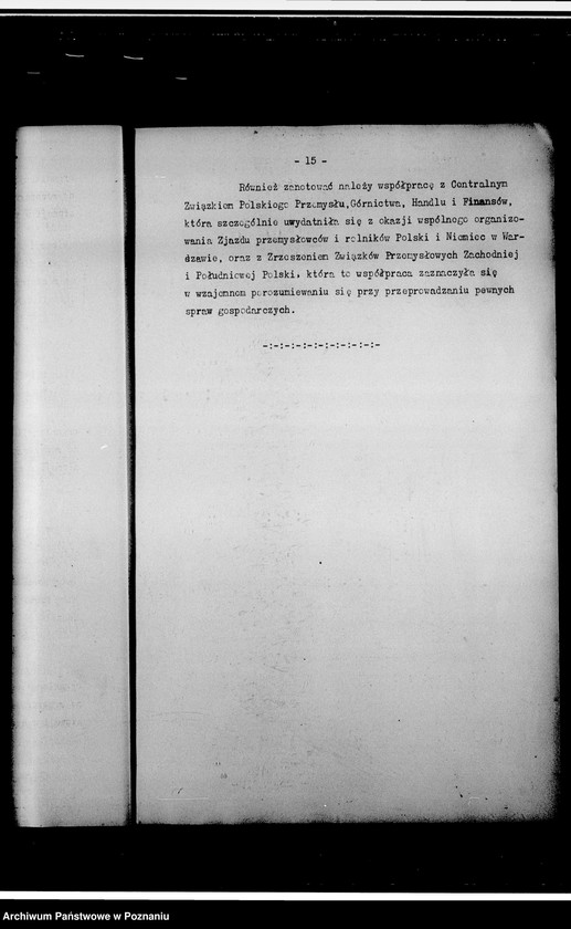 Obraz 19 z jednostki "Sprawozdania Naczelnej Organizacji Zjednoczonego Przemysłu i Rolnictwa Zachodniej Polski"