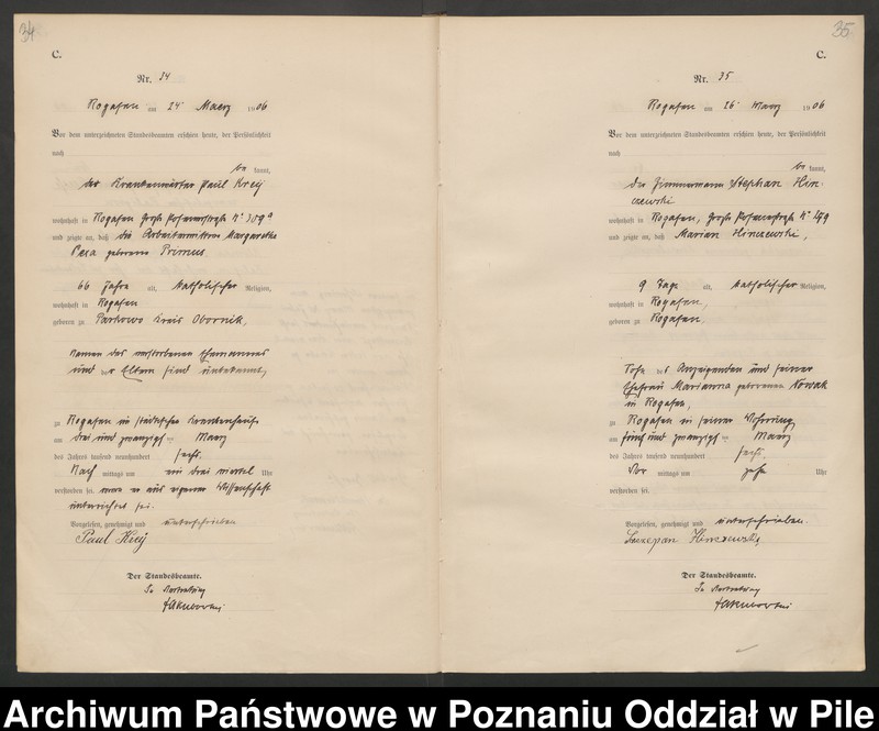 Obraz 20 z jednostki "Księga zgonów"