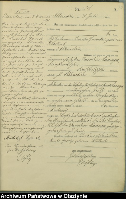 image.from.unit.number "Geburts-Haupt-Register Tom II,Nr 396 - 743"