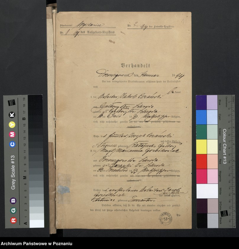 image.from.unit.number "Acta betreffend die Aufgebots-Verhandlungen enthaltend die Schriftstüke nur §§ 28 bis 35,38,43,45,bis 50 und andere."