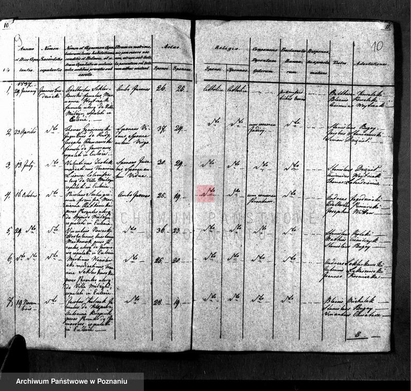 Obraz 6 z jednostki "Liber baptisatorum, copulatorum, mortuorum"