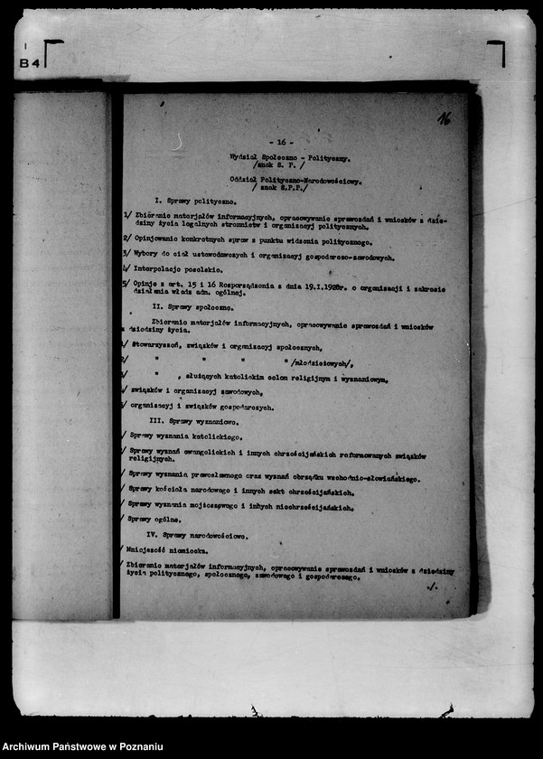 Obraz 19 z jednostki "Statut organizacyjny Urzędu Wojewódzkiego Poznańskiego"