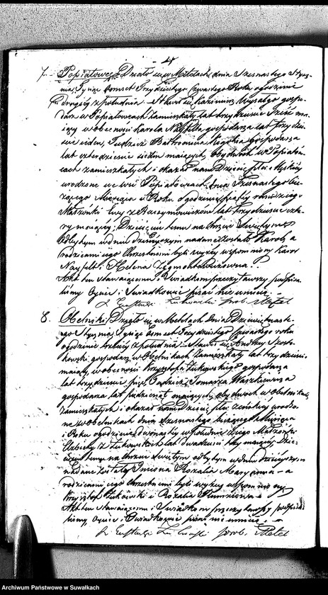 image.from.unit.number "Duplikat Aktów Urodzonych Umarłych i Zaślubionych Parafii Metelskiey z Roku 1834"