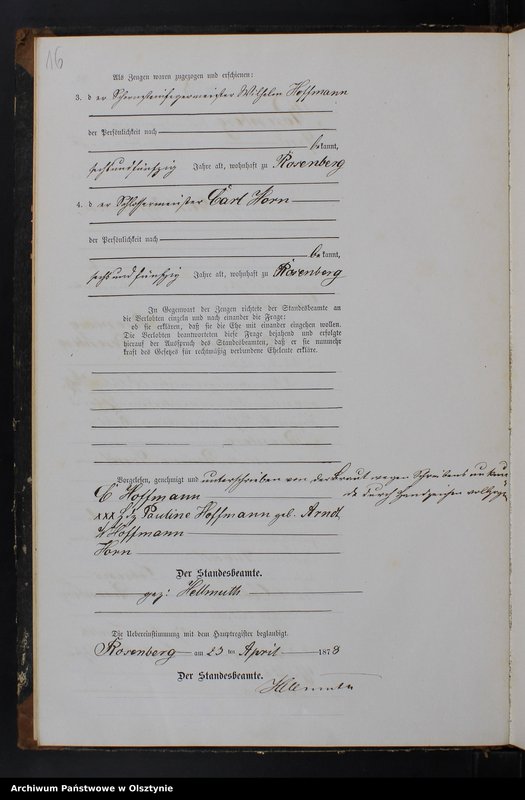 Obraz 18 z jednostki "Heiraths-Neben-Register Nr 1 - 25"