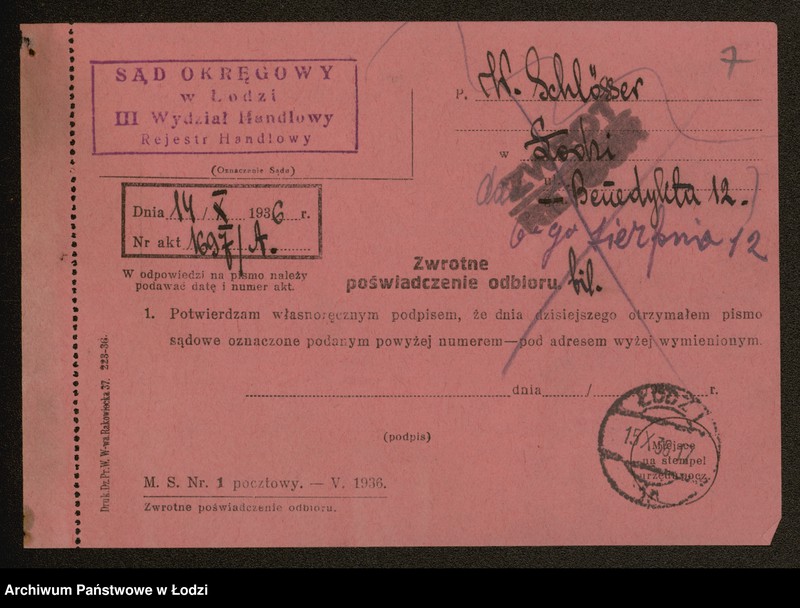 Obraz 9 z jednostki "Wilhelm Schősser- restauracja"