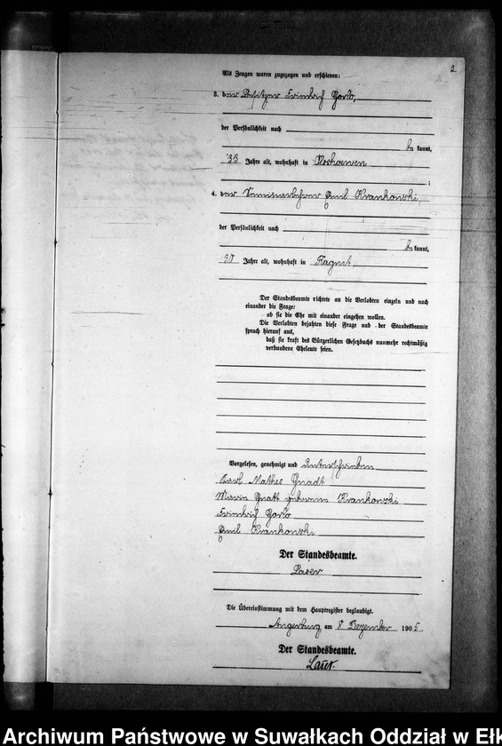 image.from.unit.number "Heirats-Neben-Register des Preussischen Standes-Amtes Gr. Strengeln Kreis Angerburg"