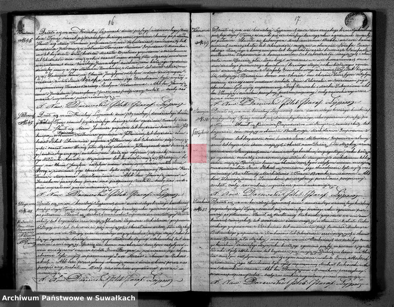 image.from.unit.number "Duplikat aktów urodzenia małżeństw zejscia Parafii Lejpuny R. 1853"