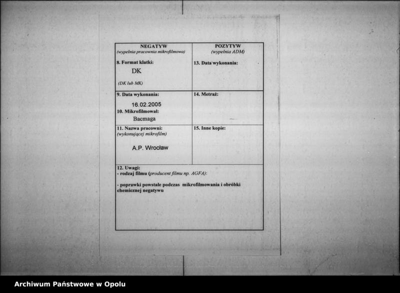 Obraz 3 z jednostki "Acta des Magistrats zu Oppeln betreffend die Gastwirtschaft an der Malapaner-Chaussee von Klusche Vol. I"