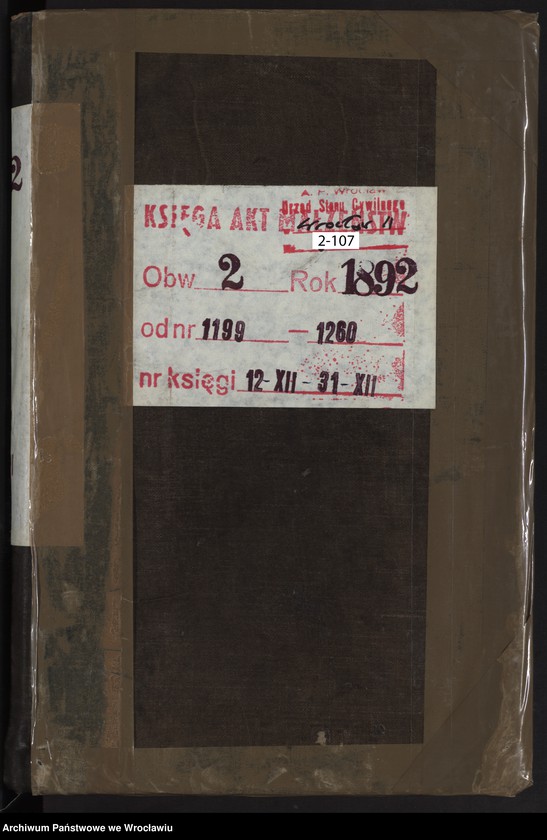 image.from.unit.number "Heiraths-Haupt-Register Breslau II 1892 Band 7"