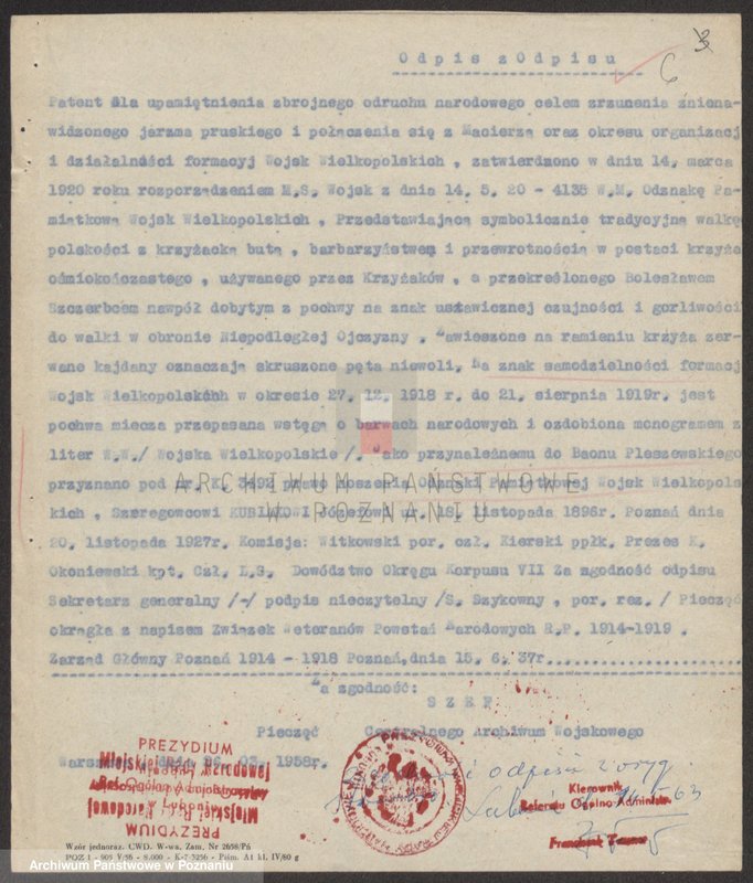 Obraz 16 z jednostki "Życiorysy powstańców wielkopolskich: K - tom Xlll /Kubiak Józef - Kujawa Ignacy/."