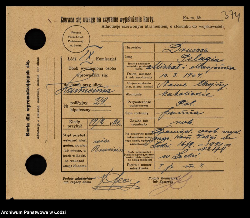 image.from.unit.number "[Spis ludności Łodzi] Drelichowski - Droszcz"