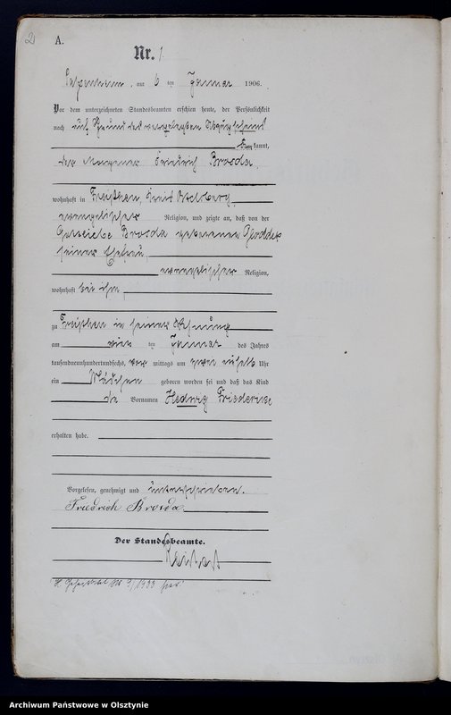 image.from.unit.number "Geburts-Haupt-Register Nr 1 - 83"