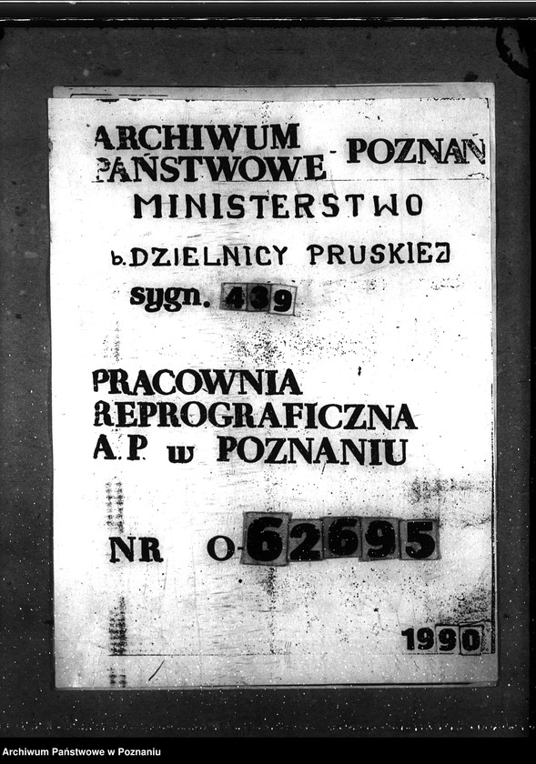 Obraz 1 z jednostki "Sprawy gospodarcze-ogólne protokoły Konferencji Departamentu"