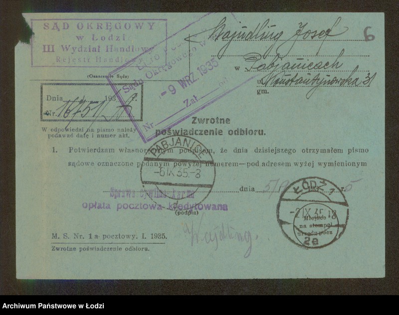 Obraz 8 z jednostki "Josek Wajdling- wyrób manufaktury"