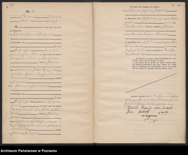 Obraz 18 z jednostki "Księga małżeństw"