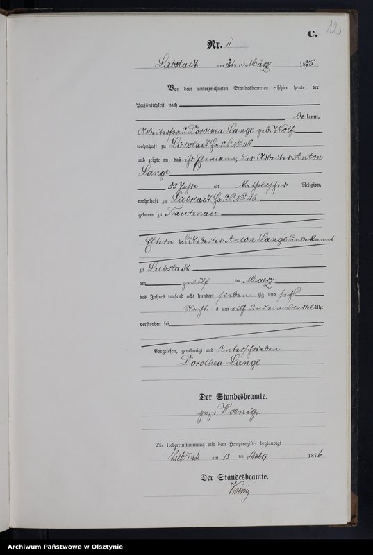 image.from.unit.number "Sterbe-Neben-Register Nr 1 - 69"