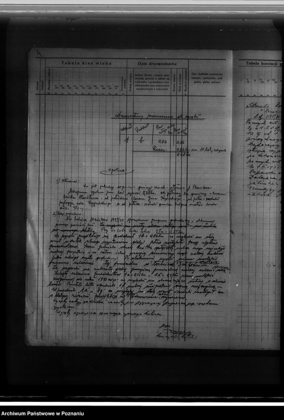 Obraz 8 z jednostki "Program urządzenia gospodarstwa leśnego dla Michała Plenzlera w gminie Wiórek powiat. poznański 1929-1939"