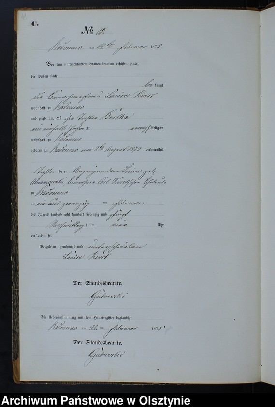 image.from.unit.number "Sterbe-Neben-Register Nr 1 - 74"