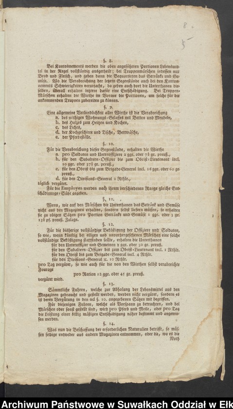 image.from.unit.number "Landes Verteidigungs Sachen vom Jahr 1813"