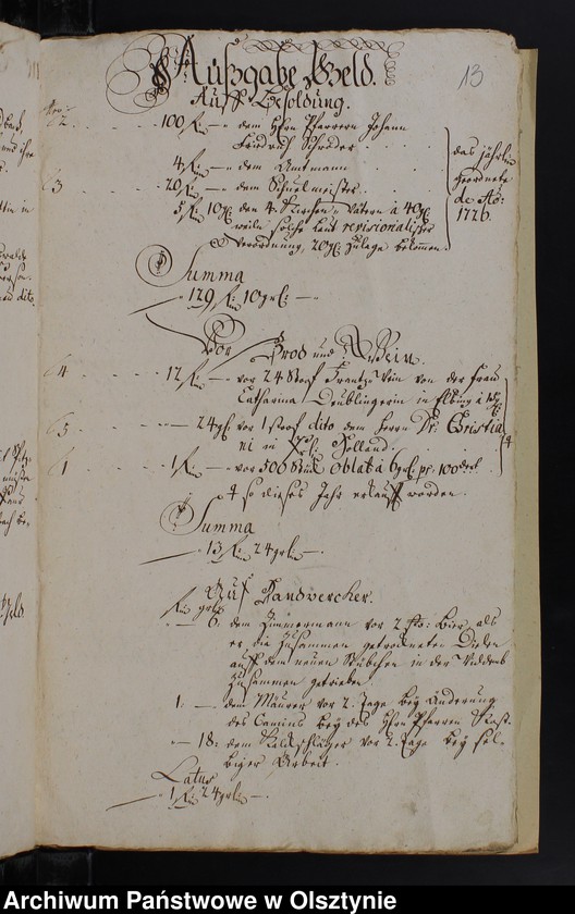 image.from.unit.number "Jahr Rechnung der Silberbachschen Kirchen"
