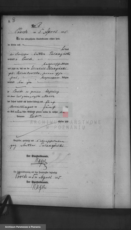 image.from.team "Urząd Stanu Cywilnego Powidz - obwód miejski (pow. gnieźnieński)"