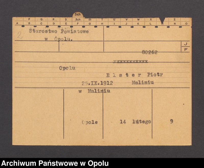 Obraz 4 z jednostki "[Czaja Josefa, ur. 26.10.1885 Sandowitz]"