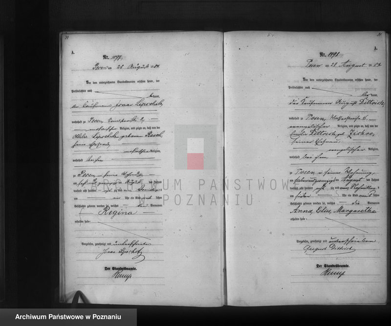 Obraz 17 z jednostki "Księga urodzeń t. IV"