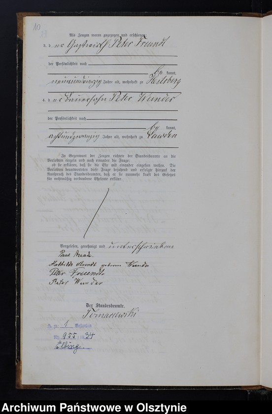 image.from.unit.number "Heiraths-Haupt-Register Nr 1 - 20"