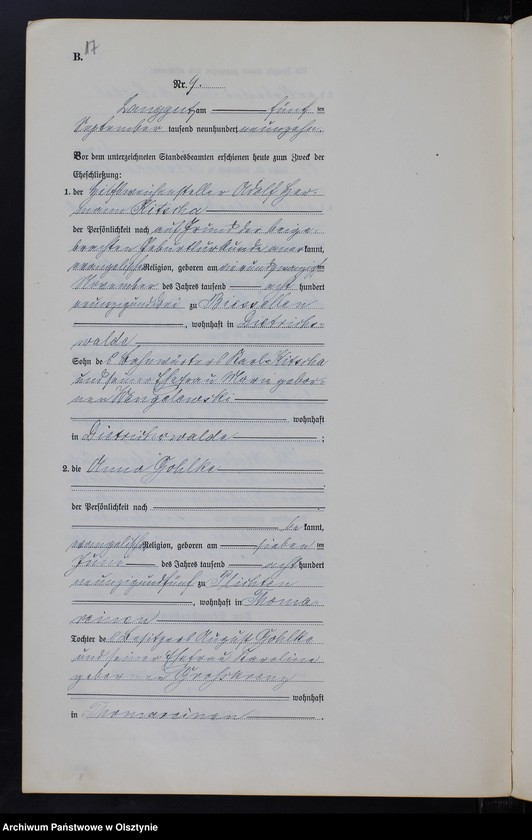 image.from.unit.number "Heirats-Neben-Register Nr 1 - 27"