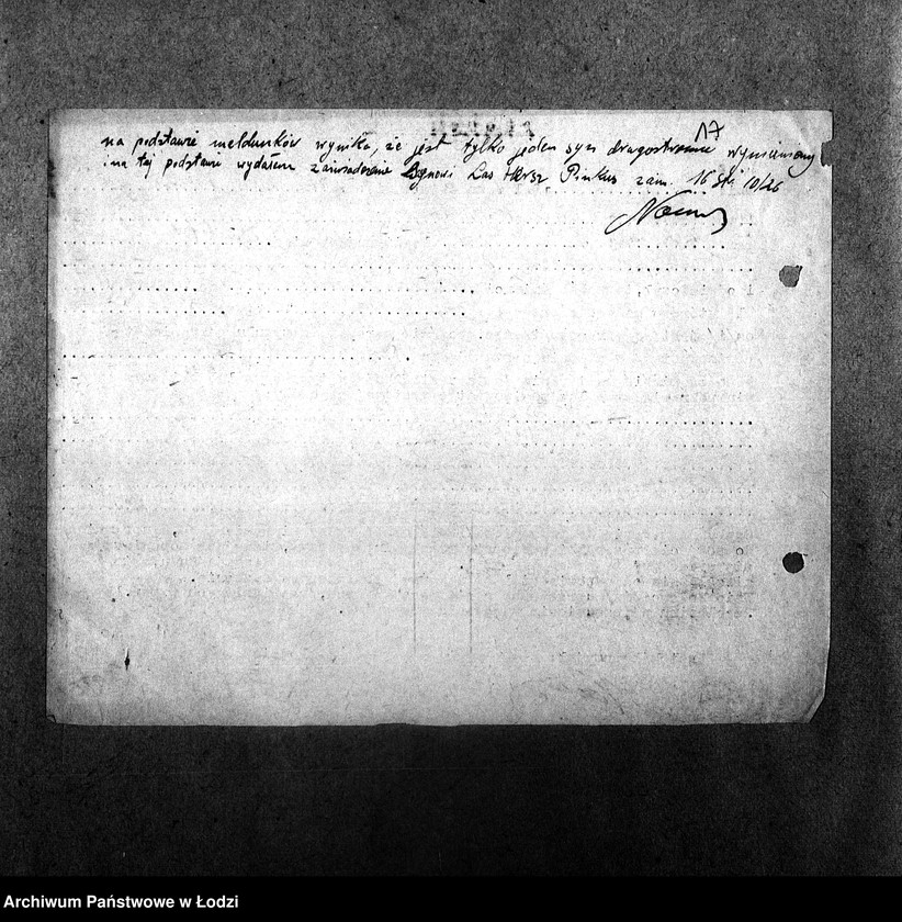 Obraz 20 z jednostki "[Protokoły stwierdzające wydanie przesyłek nadesłanych dla mieszkańców getta]"