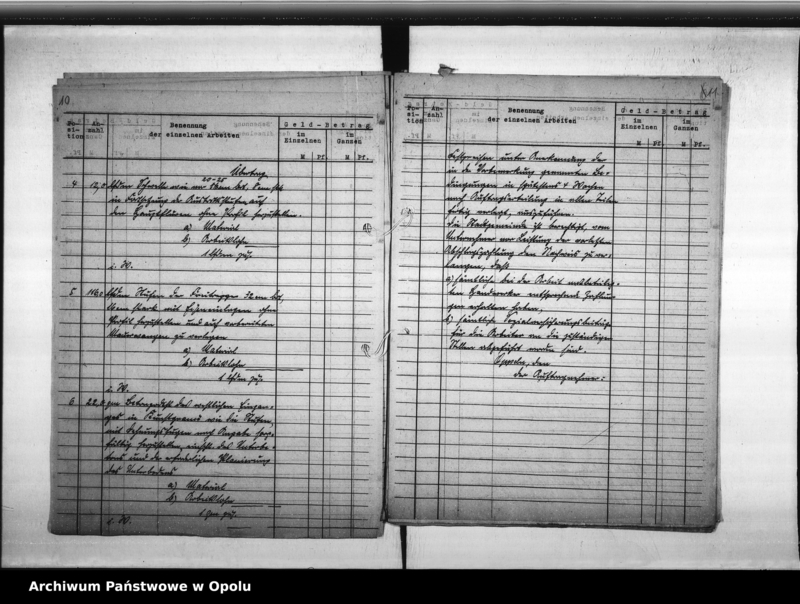 Obraz 11 z jednostki "Kunststeinstufen Erweiterungsbau des Rathauses B[an]d VIII"