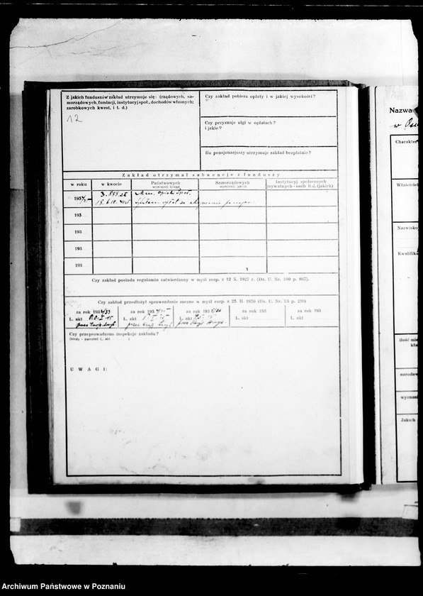 Obraz 16 z jednostki "/Zakłady opiekuńcze, kartoteka/"