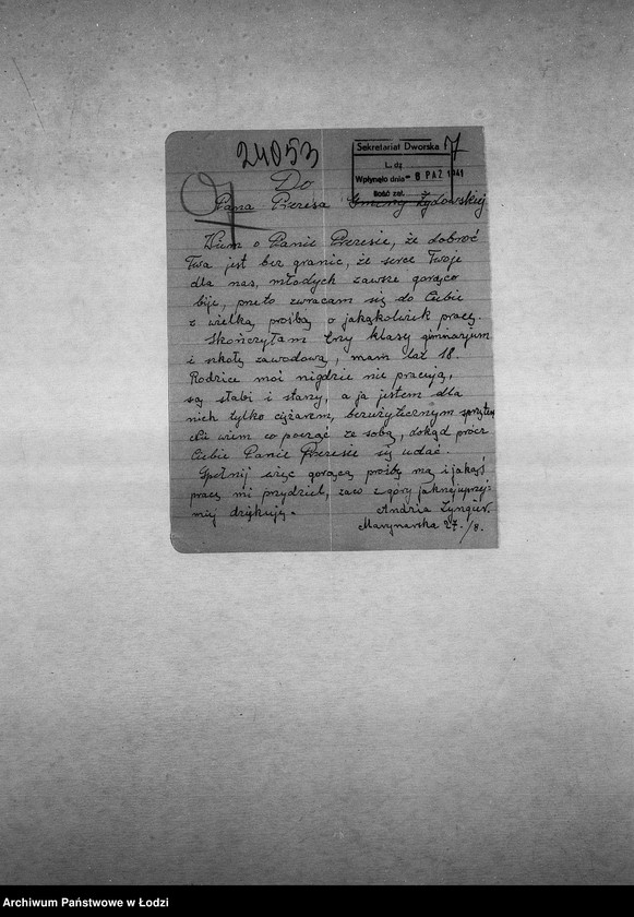 Obraz 10 z jednostki "[Podania o pracę]"