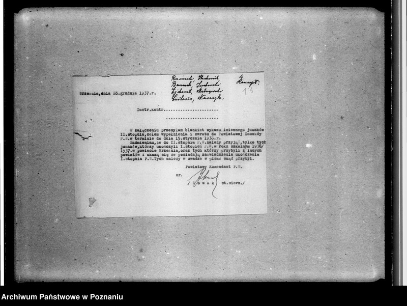 Obraz 17 z jednostki "Korespondencja w sprawach organizacyjno-personalnych"