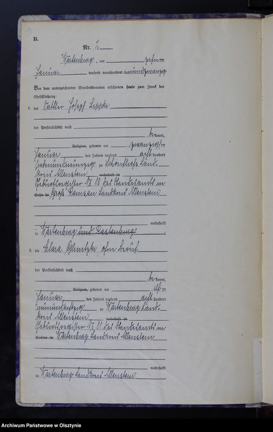 image.from.unit.number "Heirats-Haupt-Register Nr 1 - 43"