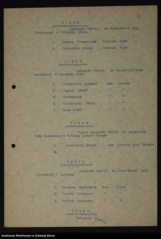 image.from.unit.number "Wykazy członków ZBoWiD wytypowanych na kandydatów do Rad Narodowych"