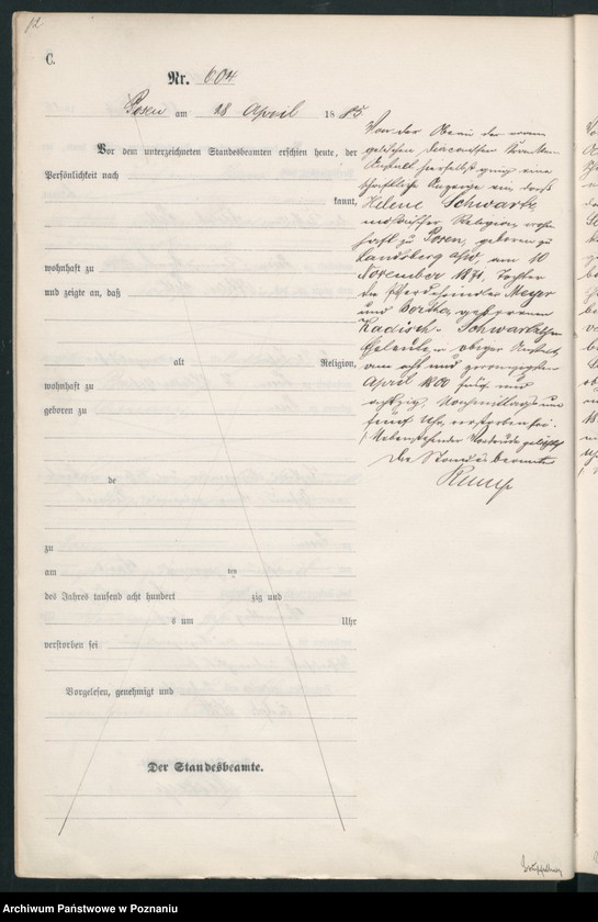 Obraz 15 z jednostki "Księga zgonów t. II"